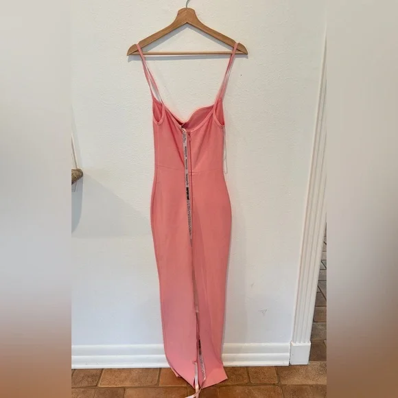 NWT House of CB FIFI Fairy Pink Bandage Maxi Dress - Picture 10 of 14